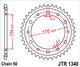 ketjuratas taka ( JTR 1340 ) 44z