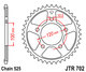 ketjuratas taka ( JTR 702 ) 42z