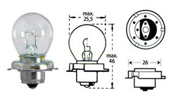 polttimo 6V 15W P26s