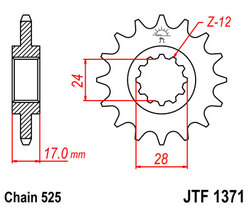 ketjuratas etu ( JT 1371 ) 15z