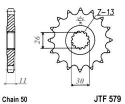 ketjuratas etu ( JT 579 ) 15z