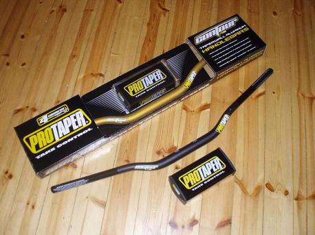 Fatbar-tanko Pro Taper "Contour Carmichael" musta