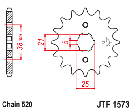 ketjuratas etu ( JT 1573 ) 13z