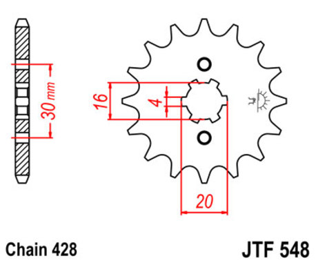 ketjuratas etu ( JT 548 ) 14z