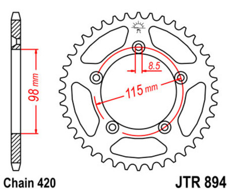 ketjuratas taka ( JTR 894 ) - 46z