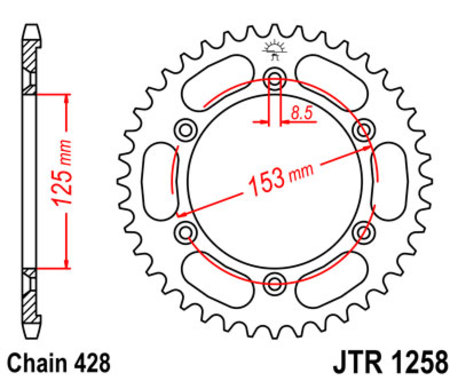 ketjuratas taka ( JTR 1258 ) 54z