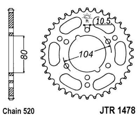 ketjuratas taka ( JTR 1478 ) 43z