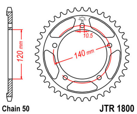 ketjuratas taka ( JTR 1800 ) 42z