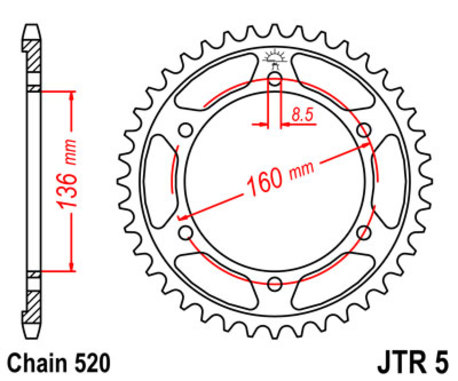 ketjuratas taka ( JT 5 ) 47z