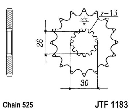 ketjuratas etu ( JT 1183 ) 17z