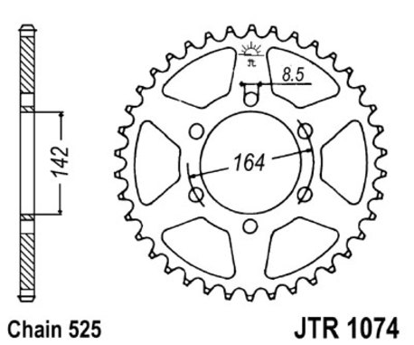 ketjuratas taka ( JTR 1074 ) 44z