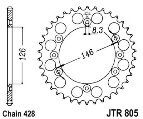 ketjuratas taka ( JTR 805 ) 50z