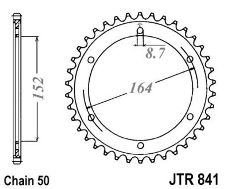 ketjuratas taka ( JTR 841 ) 42z